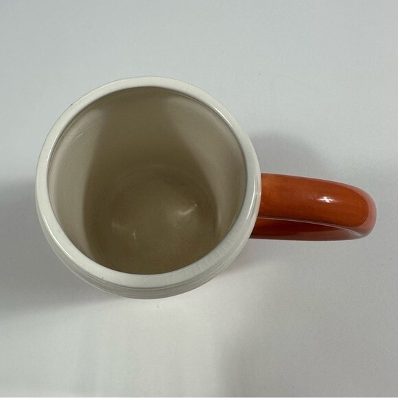 Hallmark Shoebox Beer It's What's For Dinner Orange & White Large Stein Cup Mug - Picture 4 of 8